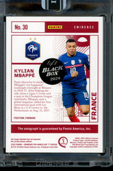 2022 Panini Eminence FIFA World Cup Kylian Mbappe Platinum Box 1/1 Auto